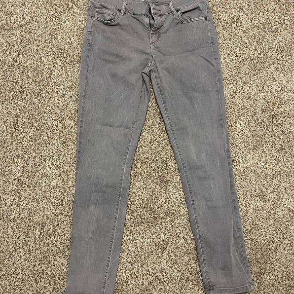 Ann Taylor Loft gray capri pants - Picture 1 of 4